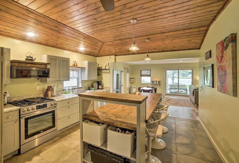 Homey Lakefront Escape W/ Boat Dock, Fire Pit