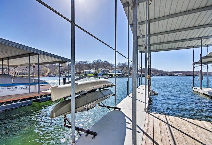 Boat Dock + Scenic Decks: Lake Of The Ozarks Gem