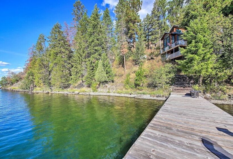 Lake Pend Oreille Home W/dock & Paddle Boards