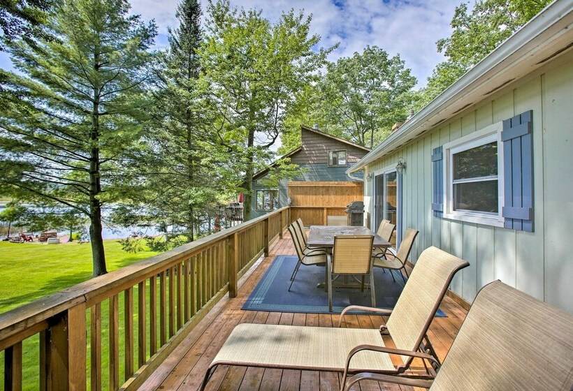 Lakefront Cadillac Cottage W/ Furnished Deck!