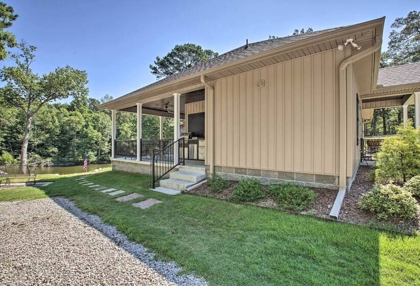 Lakefront Hot Springs Retreat W/ Deck & Grill