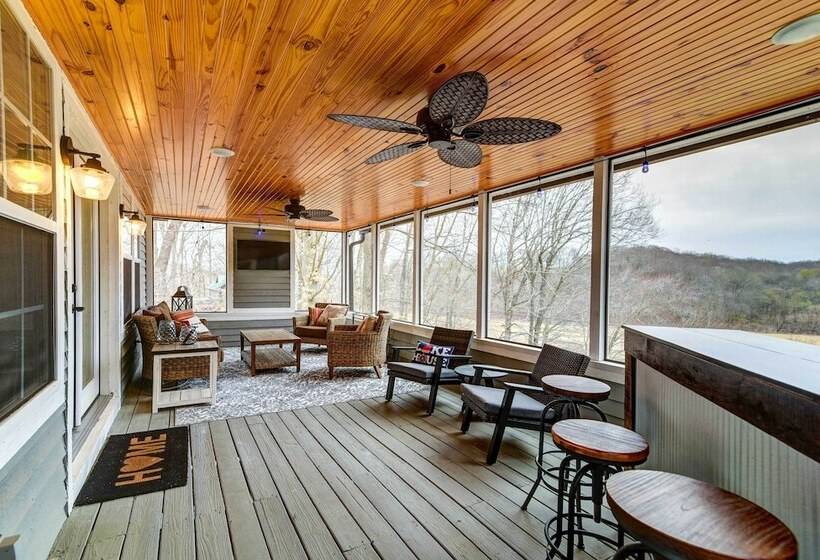 Lakefront Scottsville Retreat W/ Private Dock!
