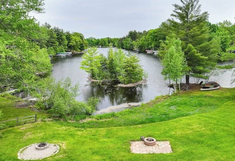 Lakeside Cabin W/ Fire Pit: Near Pine Point Park!