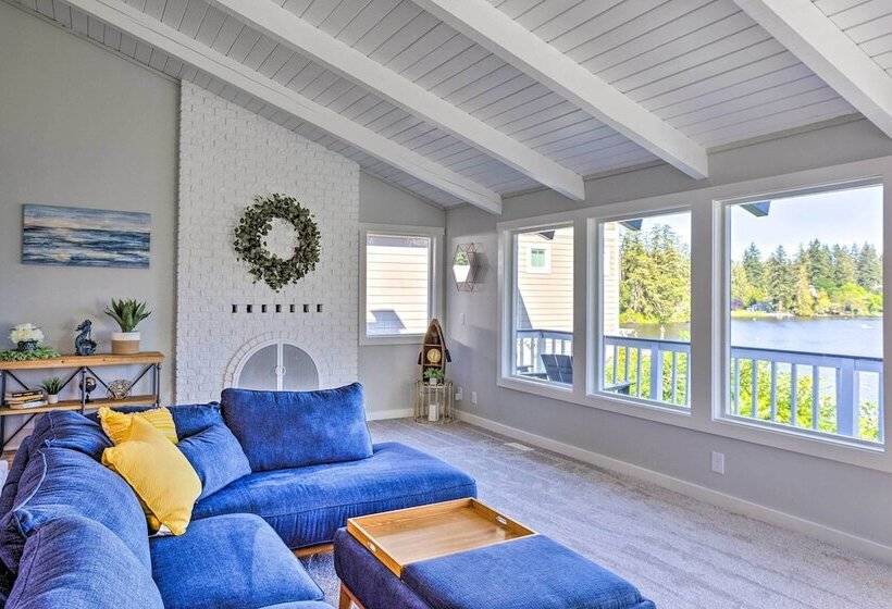 Lakeside Lacey Gem W/ Fire Pit + Private Dock