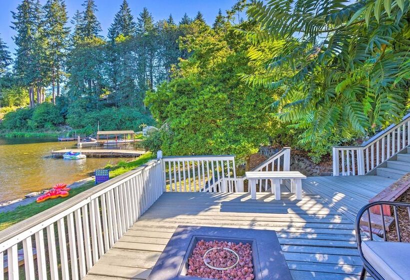 Lakeside Lacey Gem W/ Fire Pit + Private Dock