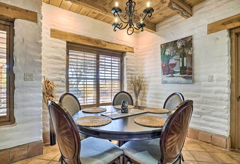 Las Cruces Home  La Casa Blanca  W/ Courtyard