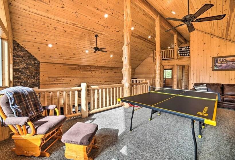 Luxe Island Park Cabin W/ National Forest Views!