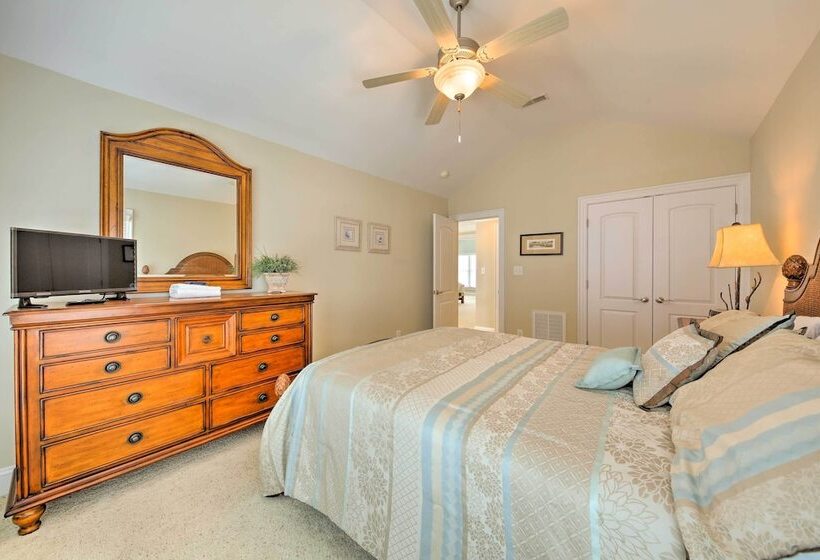 Manteo Waterfront Resort Home W/ 30 Ft Dock!