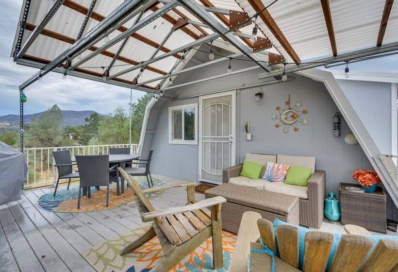 Mariposa Home: Furnished Patio & Sierra Mtn Views