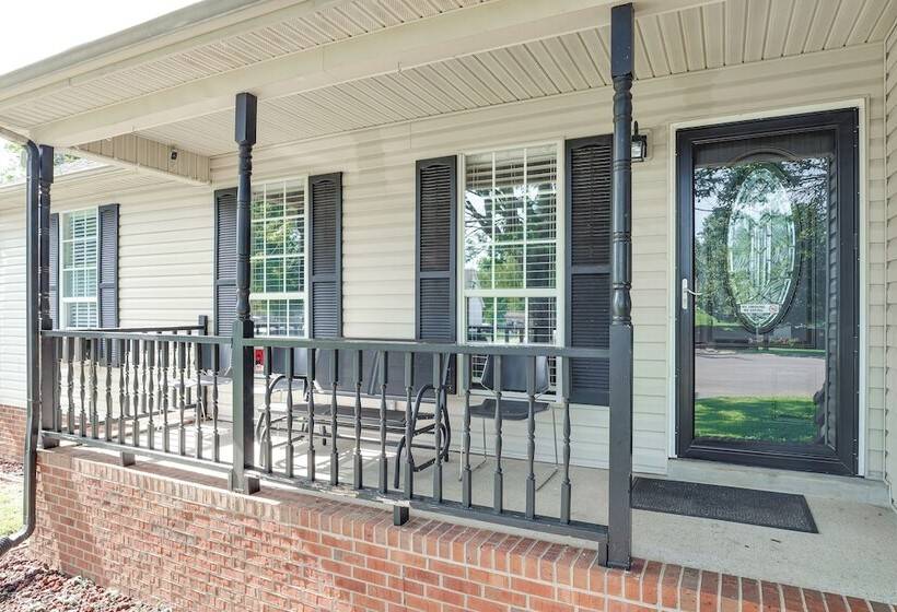 Above Ground Pool & Backyard At Murfreesboro Home!