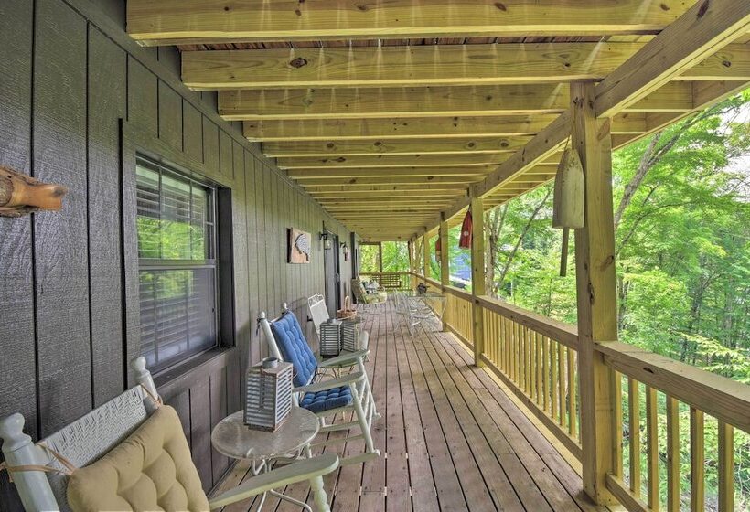 Nantahala Lake Family Home W/ Private Dock & Views
