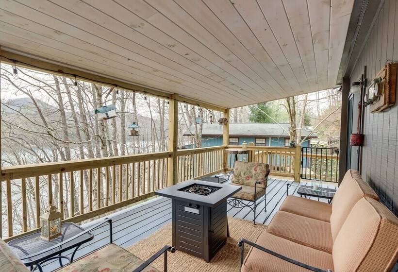 Nantahala Lake Family Home W/ Private Dock & Views