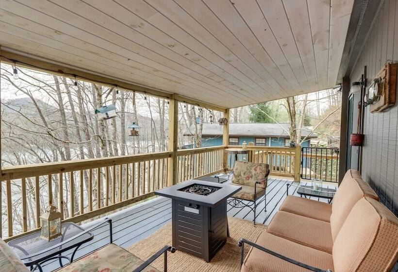 Nantahala Lake Family Home W/ Private Dock & Views