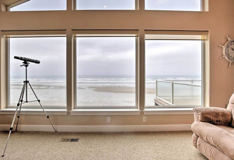 Oceanfront South Beach Home W/hot Tub & Sauna