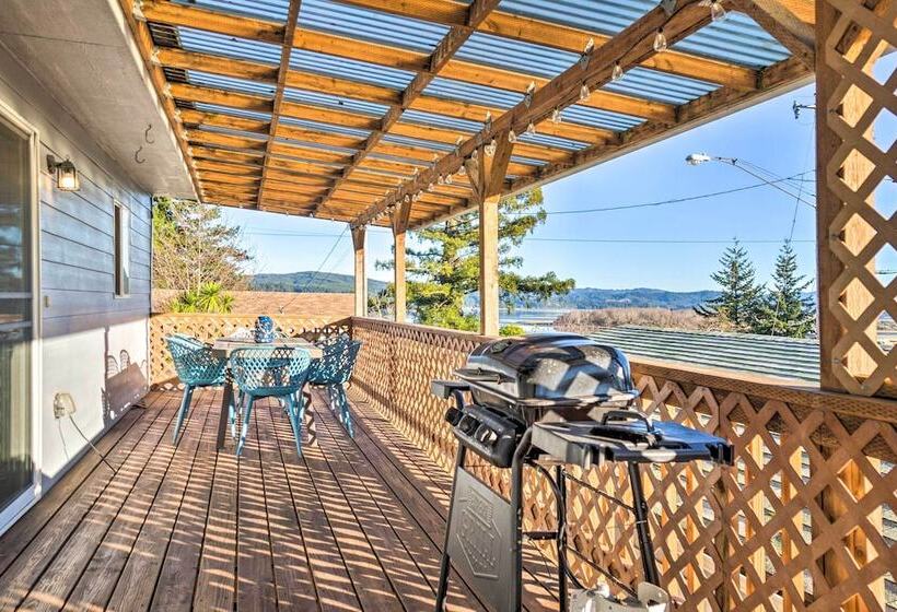 Pet Friendly North Bend Home W/ Bay Views!