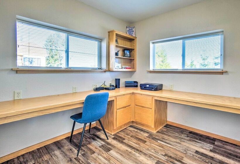 Pet Friendly North Bend Home W/ Bay Views!