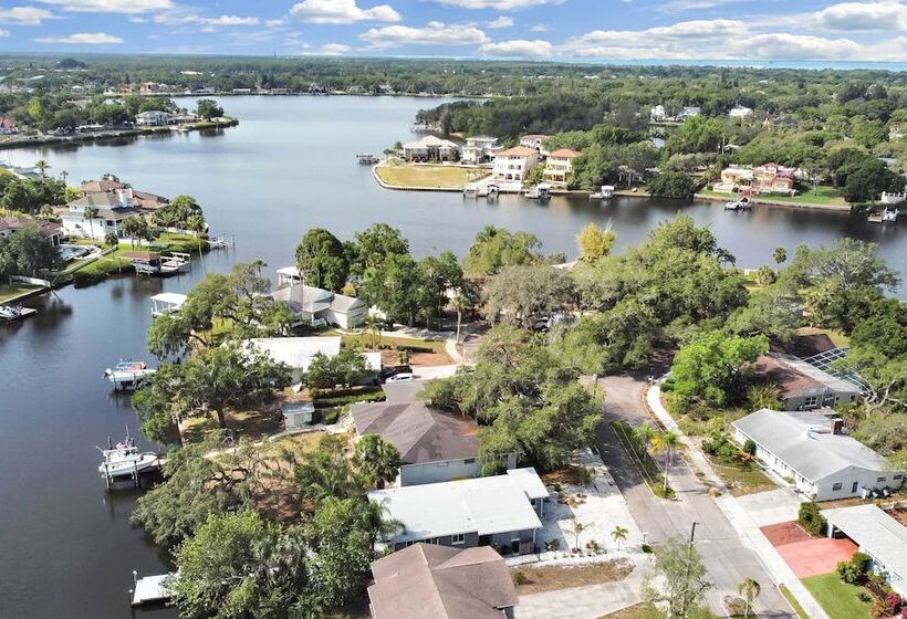 Pet Friendly Waterfront Home   2 Mi To Beach!