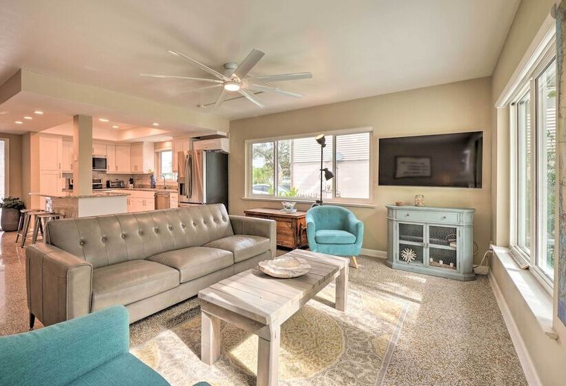 Pet Friendly Waterfront Home   2 Mi To Beach!