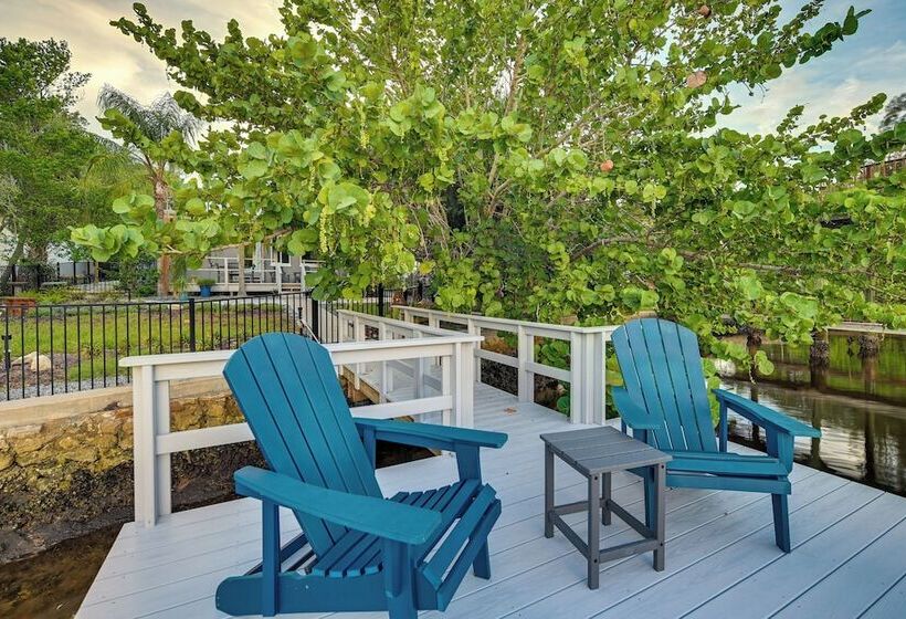 Pet Friendly Waterfront Home   2 Mi To Beach!