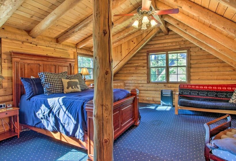 Pine Mountain Club Log Home W/ Deck + Grill!