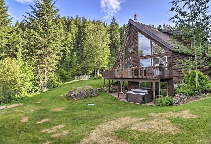 Quiet + Elegant Whitefish Home W/ Hot Tub