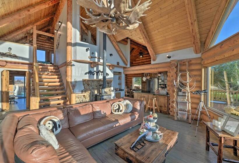 Stunning Driggs Retreat W/ Private Hot Tub & Pond!