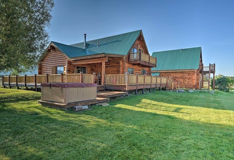 Stunning Driggs Retreat W/ Private Hot Tub & Pond!