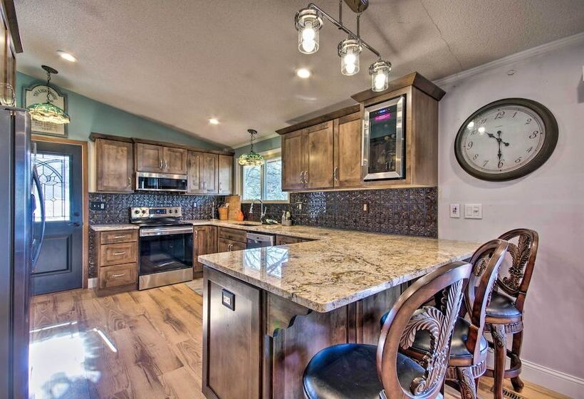 Lake Views: Waterfront Sunrise Beach Home!