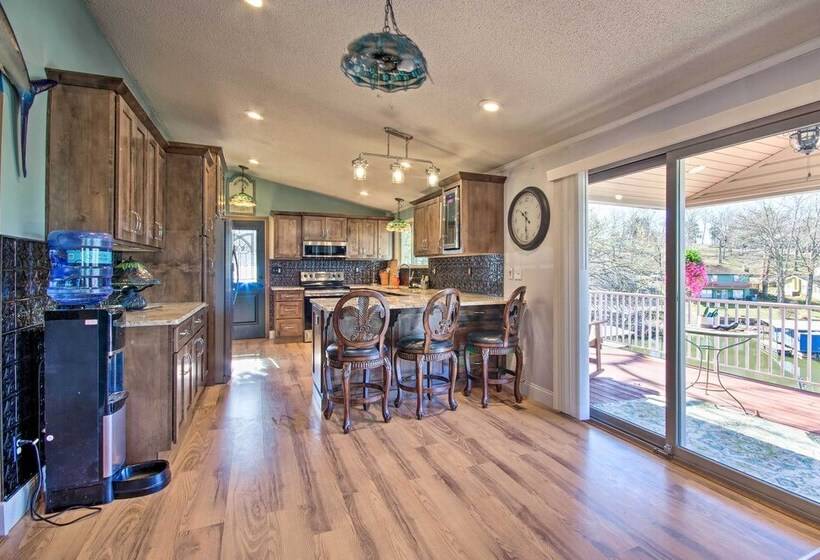 Lake Views: Waterfront Sunrise Beach Home!