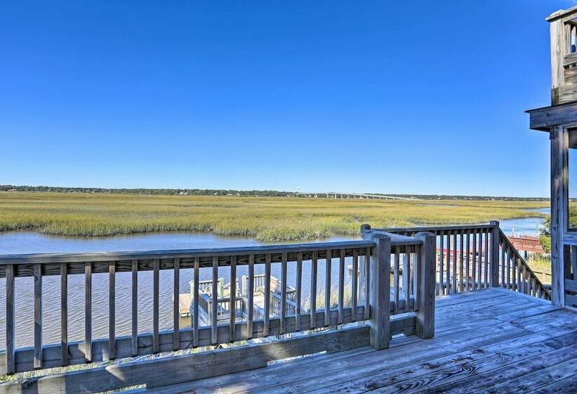 Sunset Beach Home W/ 4level Deck ~ 1 Mi To Pier!