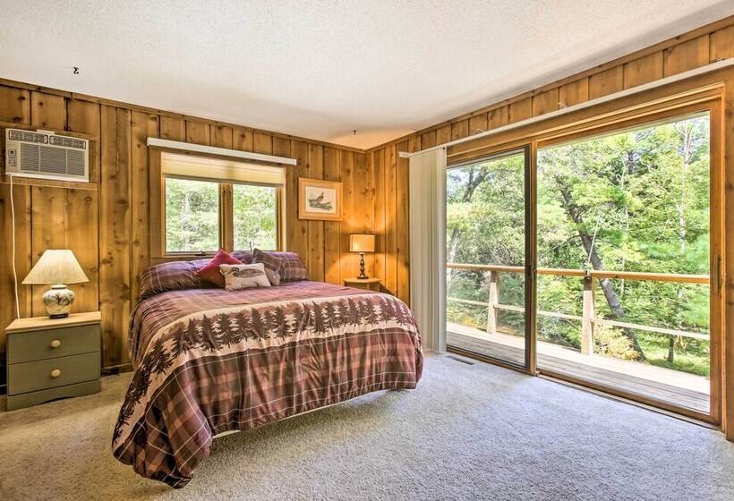 Tranquil Riverside Home W/ Wraparound Deck & Views