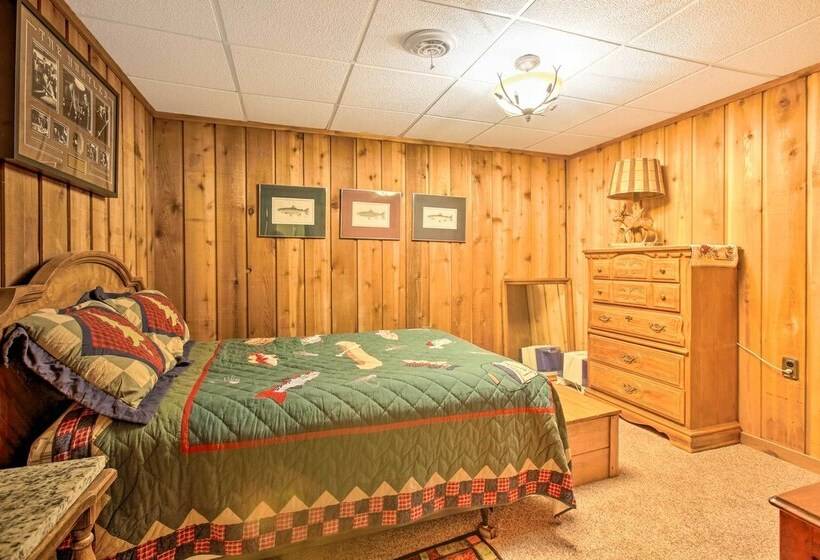 Tranquil Riverside Home W/ Wraparound Deck & Views