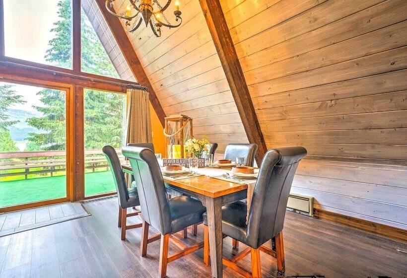 Cascade A Frame Cabin W/ Lake Views!