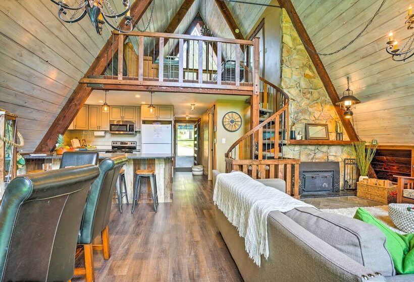 Cascade A Frame Cabin W/ Lake Views!
