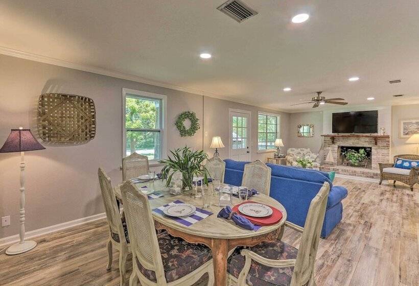 1 Mi To Old Town Bluffton: Home W/ Screened Porch