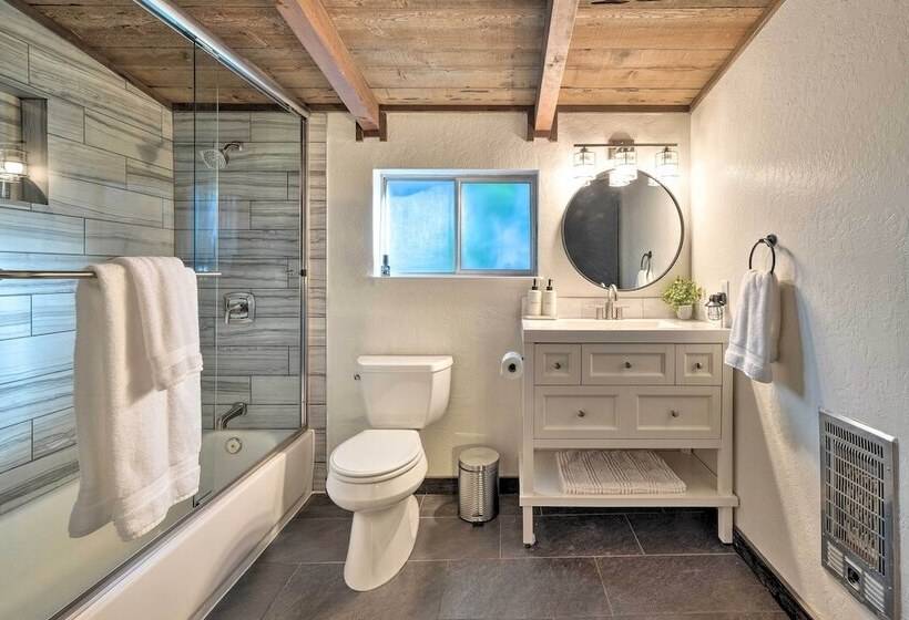 Near Trails: Cabin W/ 2 Level Deck In Twain Harte