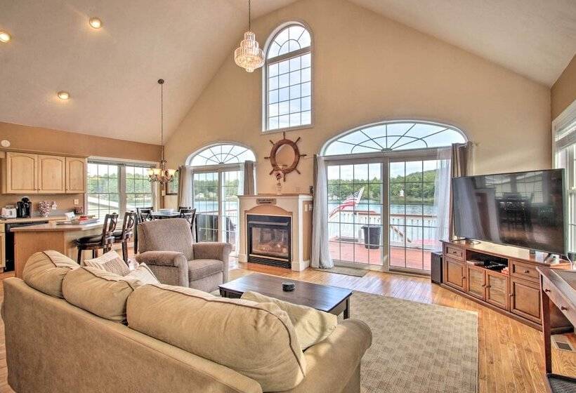 Waterside Haven On Milton Pond W/ Deck & Boat Dock