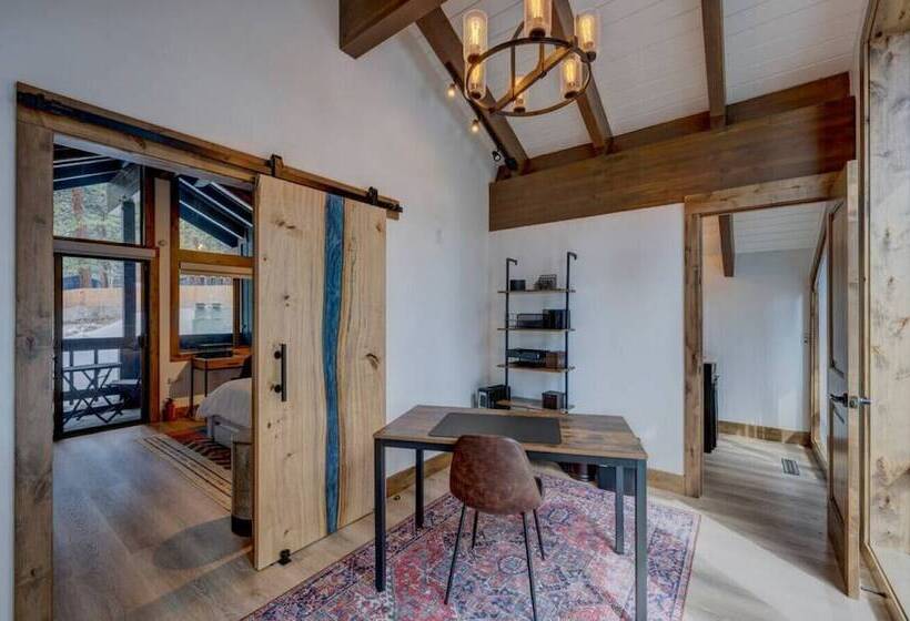 2br Cabin W Office And Outdoor Deck