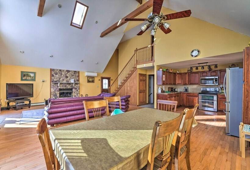 Fire Pit, Indoor Pool Access: Big Bass Lake Cabin