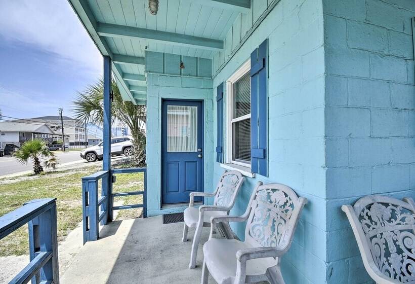 Steps To Ocean: Breezy Myrtle Beach Bungalow!