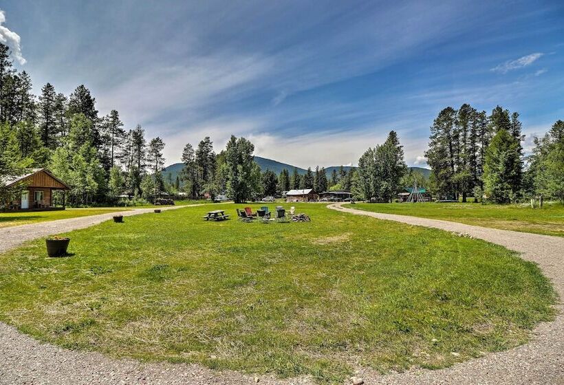 Custom Cabin W/ Grill & Fire Pit: 7 Mi To Glacier!
