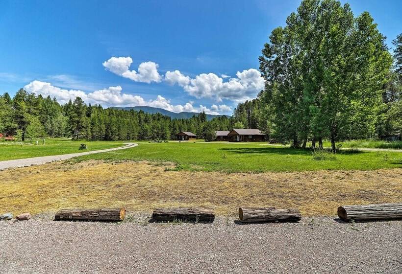 Custom Cabin W/ Grill & Fire Pit: 7 Mi To Glacier!