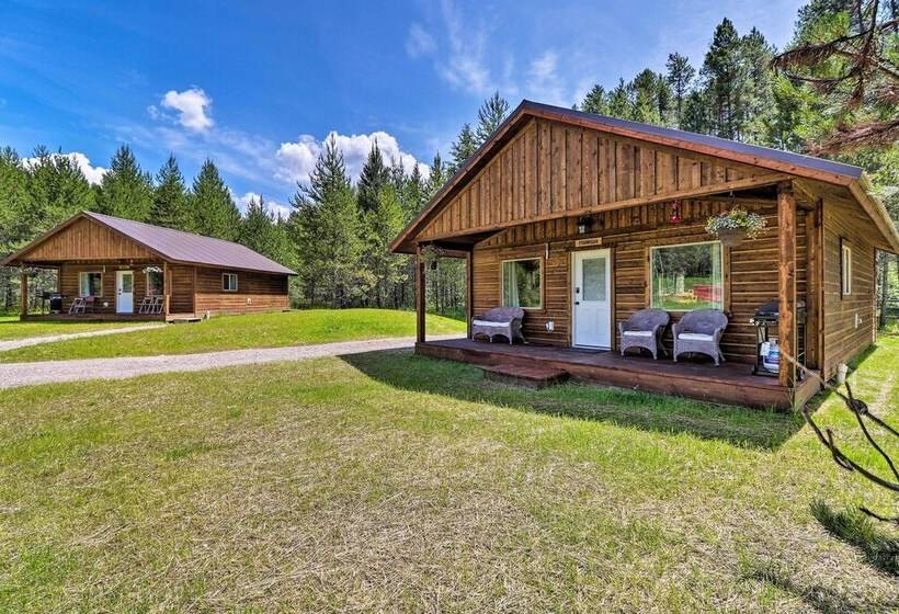 Custom Cabin W/ Grill & Fire Pit: 7 Mi To Glacier!