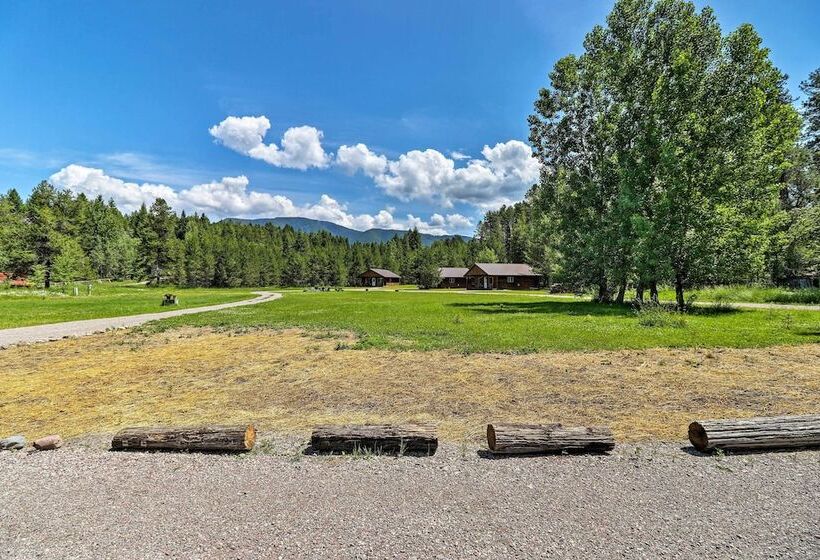Custom Cabin W/ Grill & Fire Pit: 7 Mi To Glacier!
