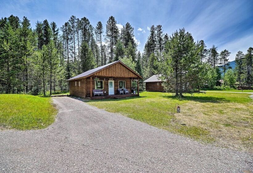 Custom Cabin W/ Grill & Fire Pit: 7 Mi To Glacier!