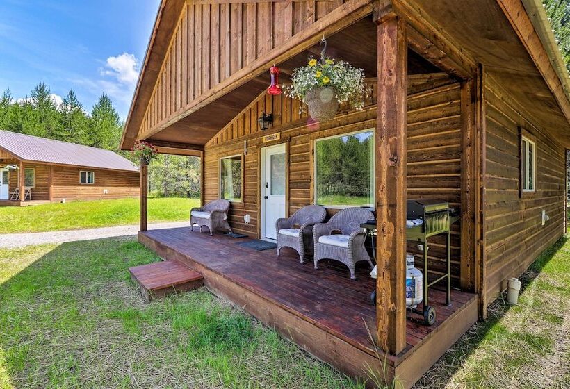 Custom Cabin W/ Grill & Fire Pit: 7 Mi To Glacier!