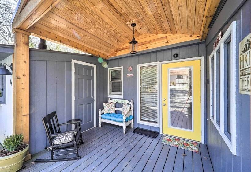 Near Lake + Trails: Rustic Newland Cabin W/ Deck!