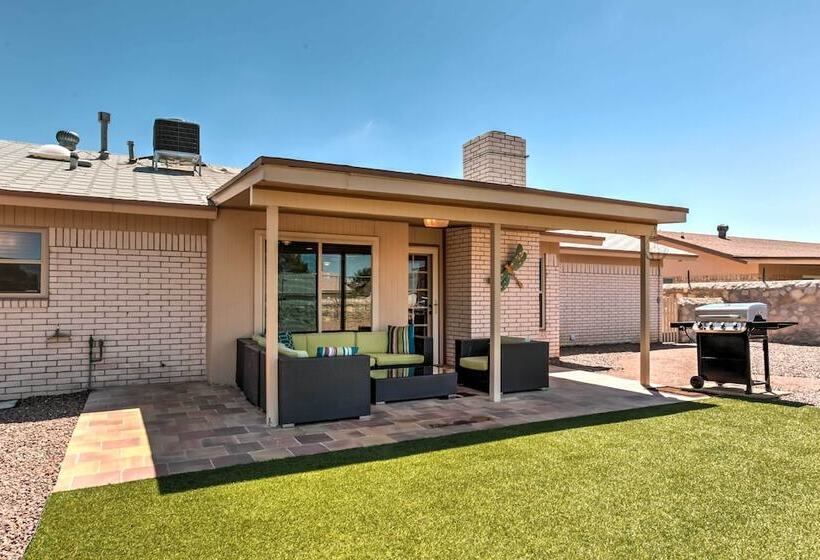 El Paso Smart House: Backyard   12 Mi To Downtown