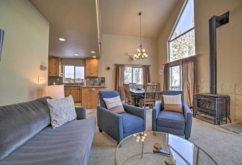 3 Mi To Donner Ski: Soda Springs Cabin W/ Deck