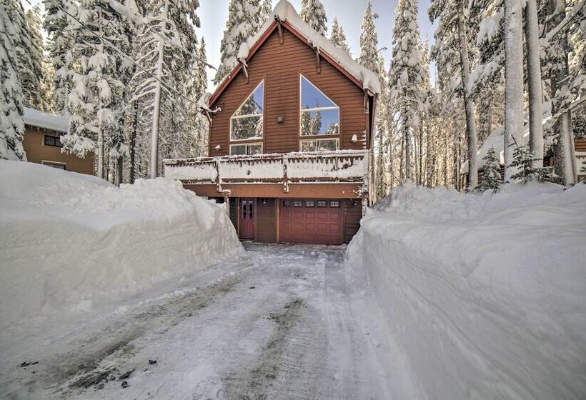 3 Mi To Donner Ski: Soda Springs Cabin W/ Deck